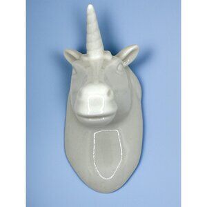 Carousel Ceramic Unicorn Head Phone Wall Hook Designer Michael Revil Madjus